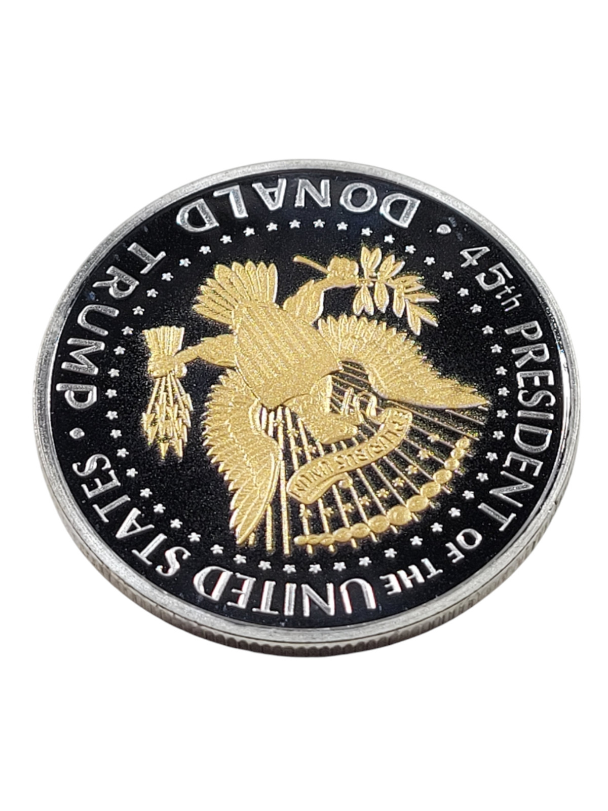DONALD TRUMP 2020 SILVER GOLD PLATED COIN 45 PRESIDENT KEEP AMERICA GREAT HOT!