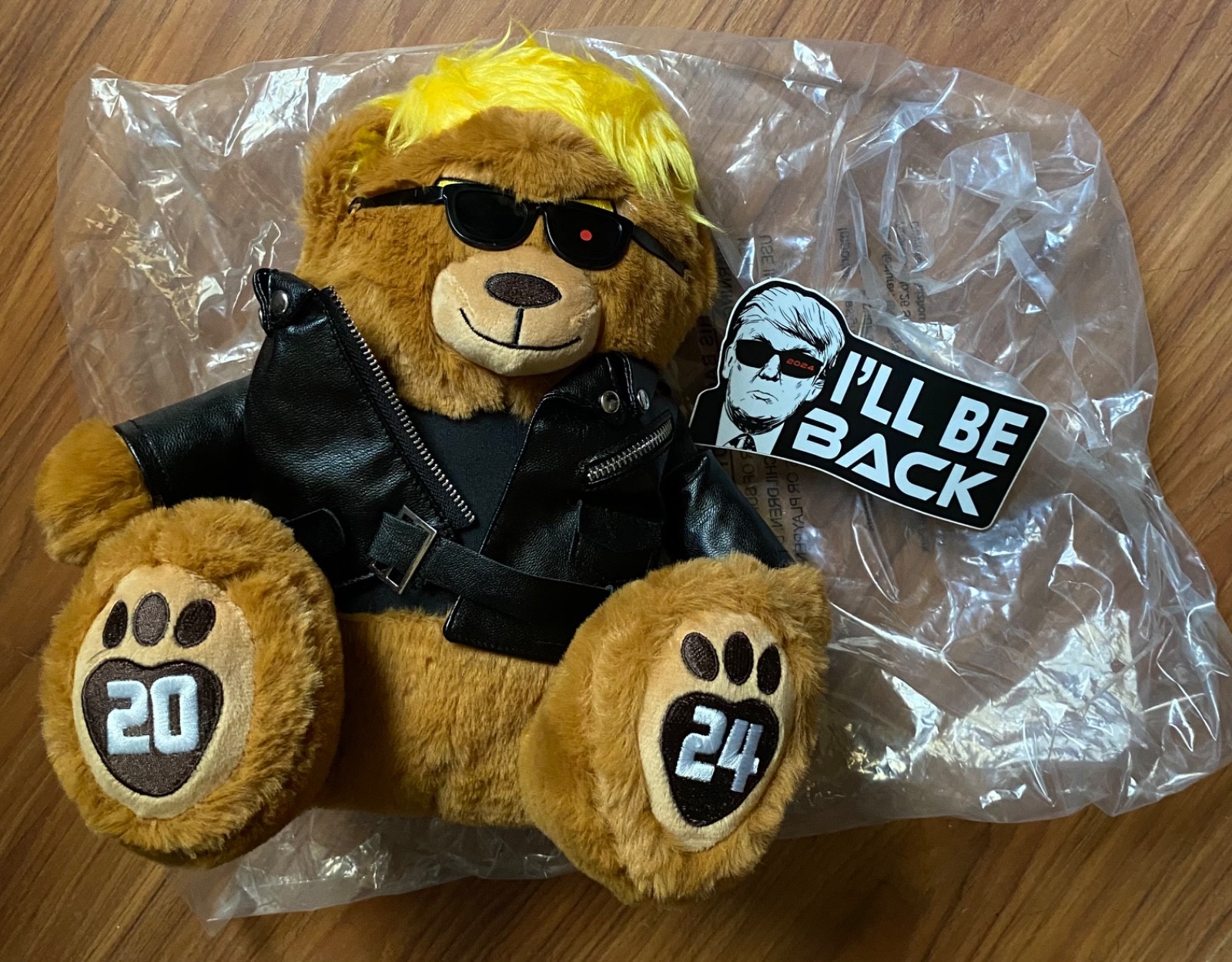 Trumpinator Teddy Bear – Donald Trump 2024 Bear for Trump Supporters and Patriot