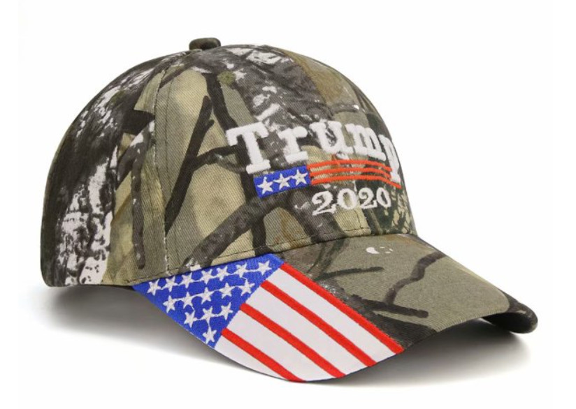 NEW Donald J Trump 2020 Presidential Campaign Memorabilia Camo Baseball Cap