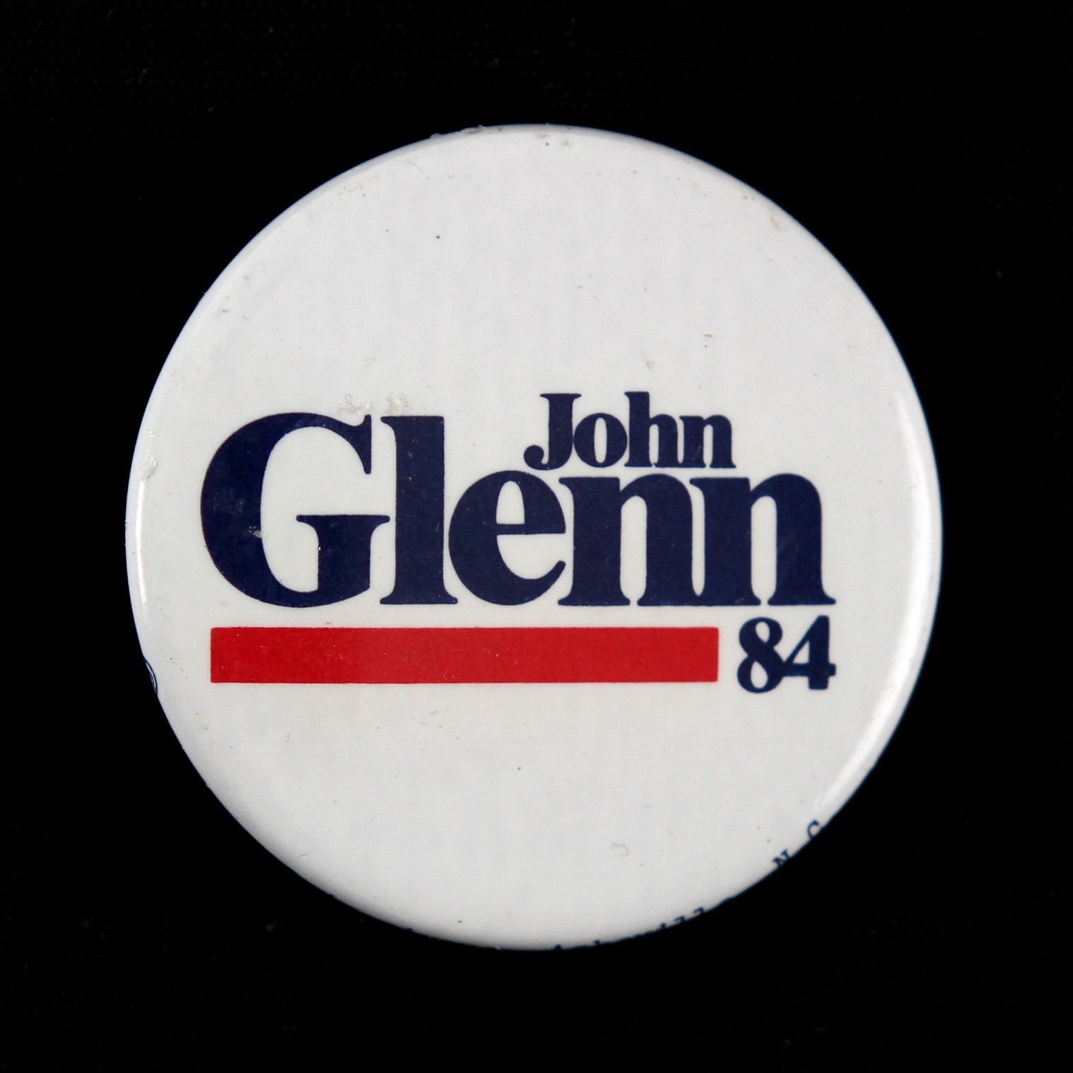 1984 John Glenn NASA Astronaut 1 1/2″ Presidential Campaign Pinback Button