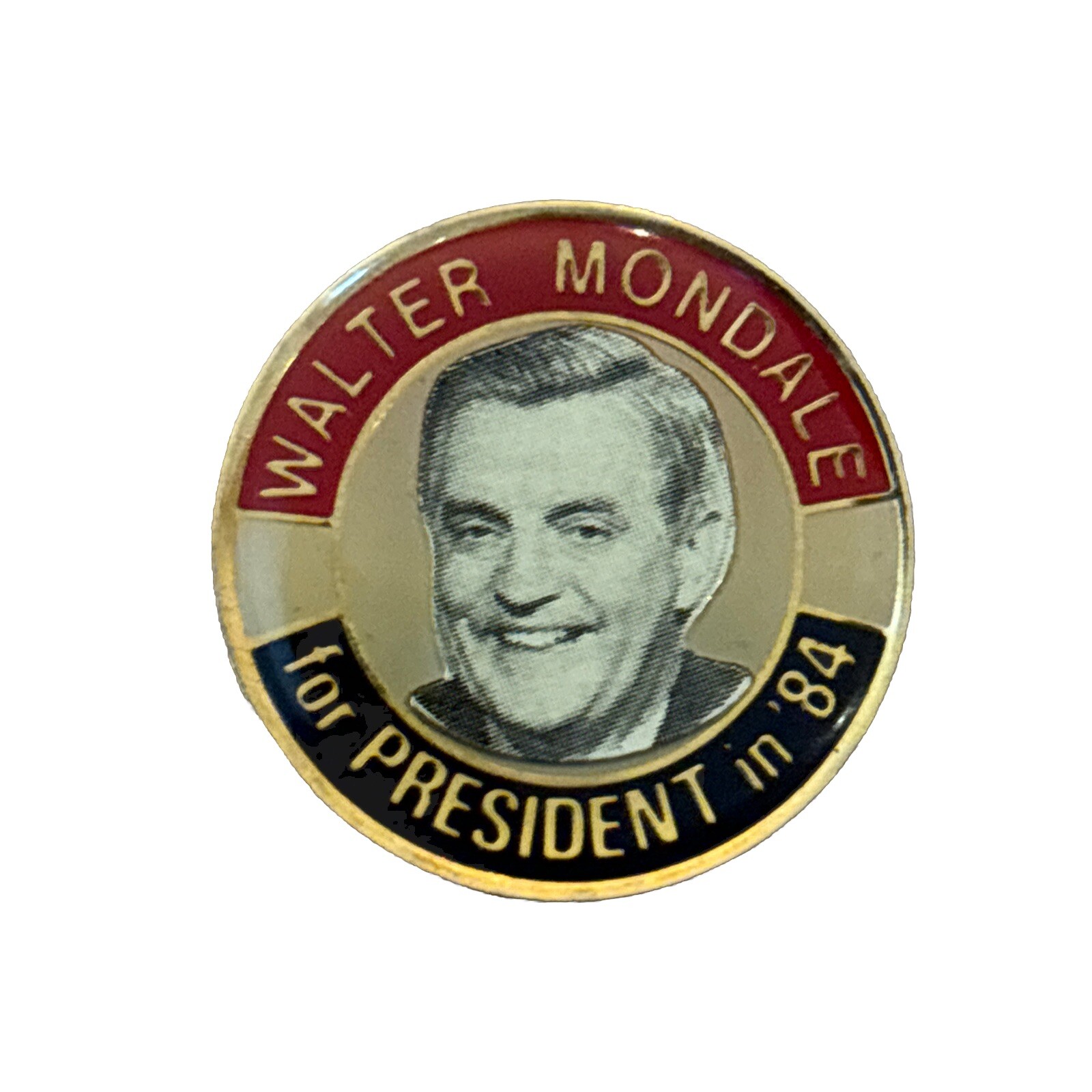 1984 Walter Mondale for President in ’84 Lapel Pin