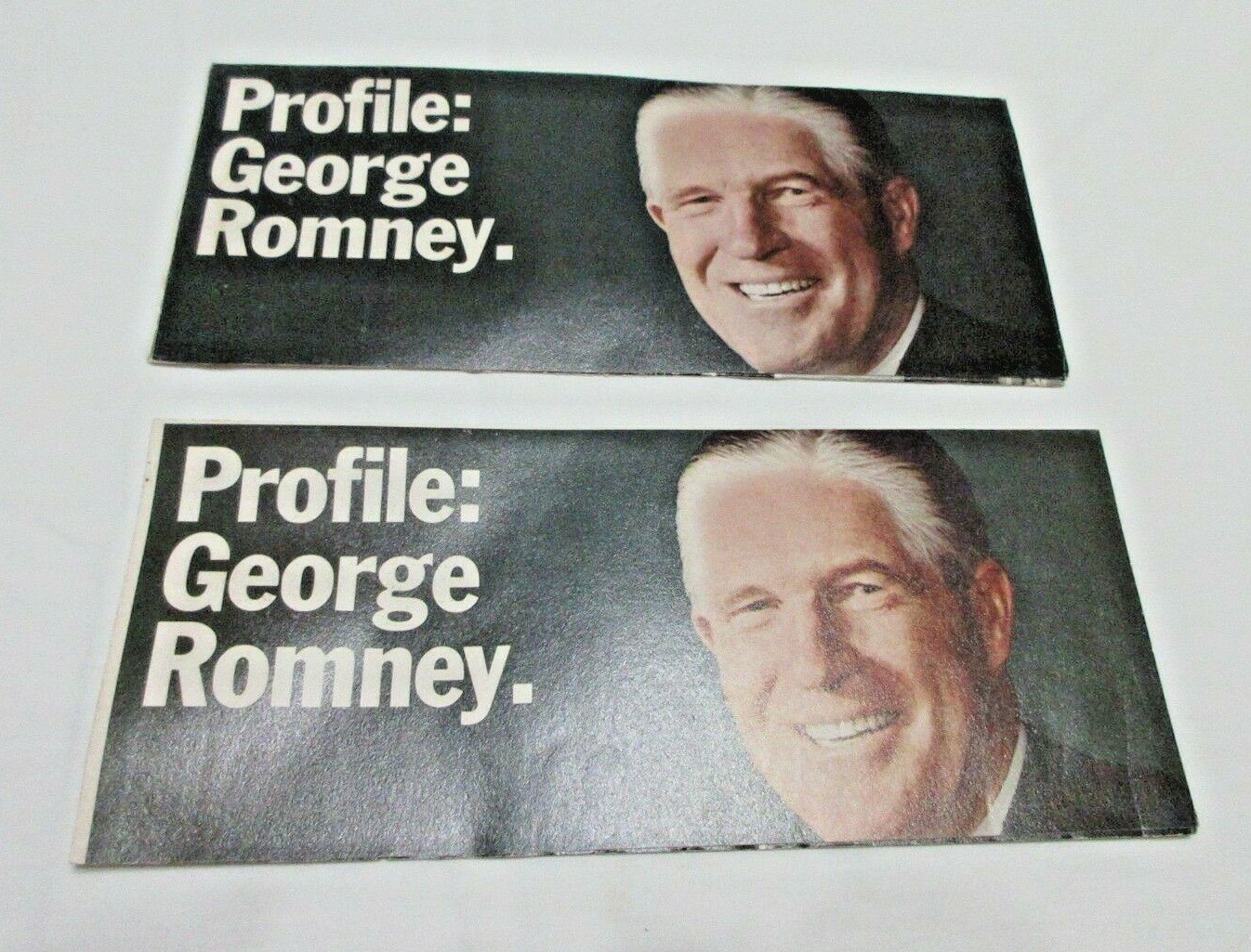 1968 GEORGE ROMNEY President POLITICAL Poster BROCHURE MI Governor DETROIT