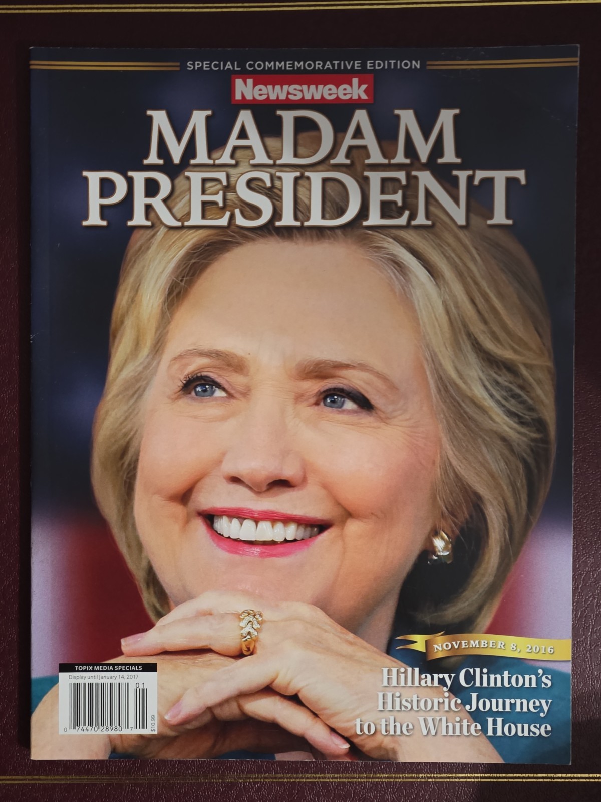 RARE! Error NEWSWEEK Magazine MADAM PRESIDENT Hillary Clinton Recalled RARE MINT