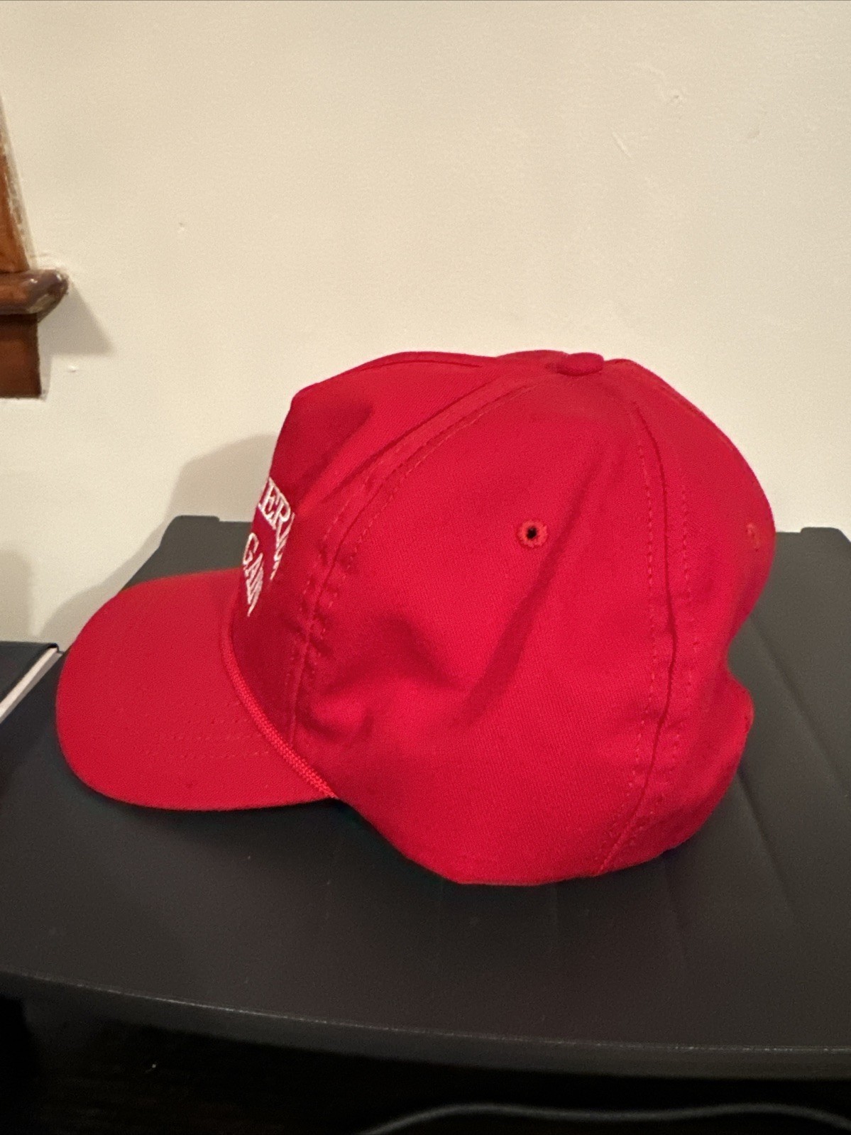 Cali-Fame MAGA Hat Make America Great Again Red Cap USA Made 2016 Campaign Era