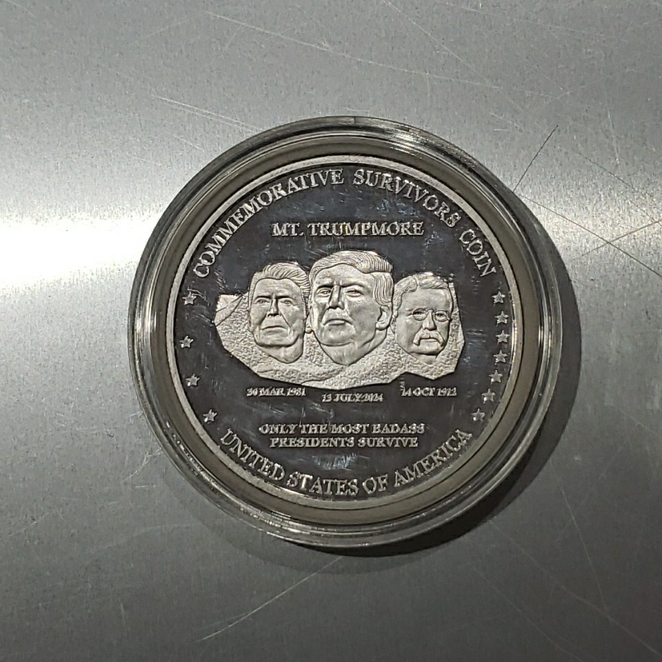 Donald Trump, MAGA, Commemorative Survivors Coin, 2.5″