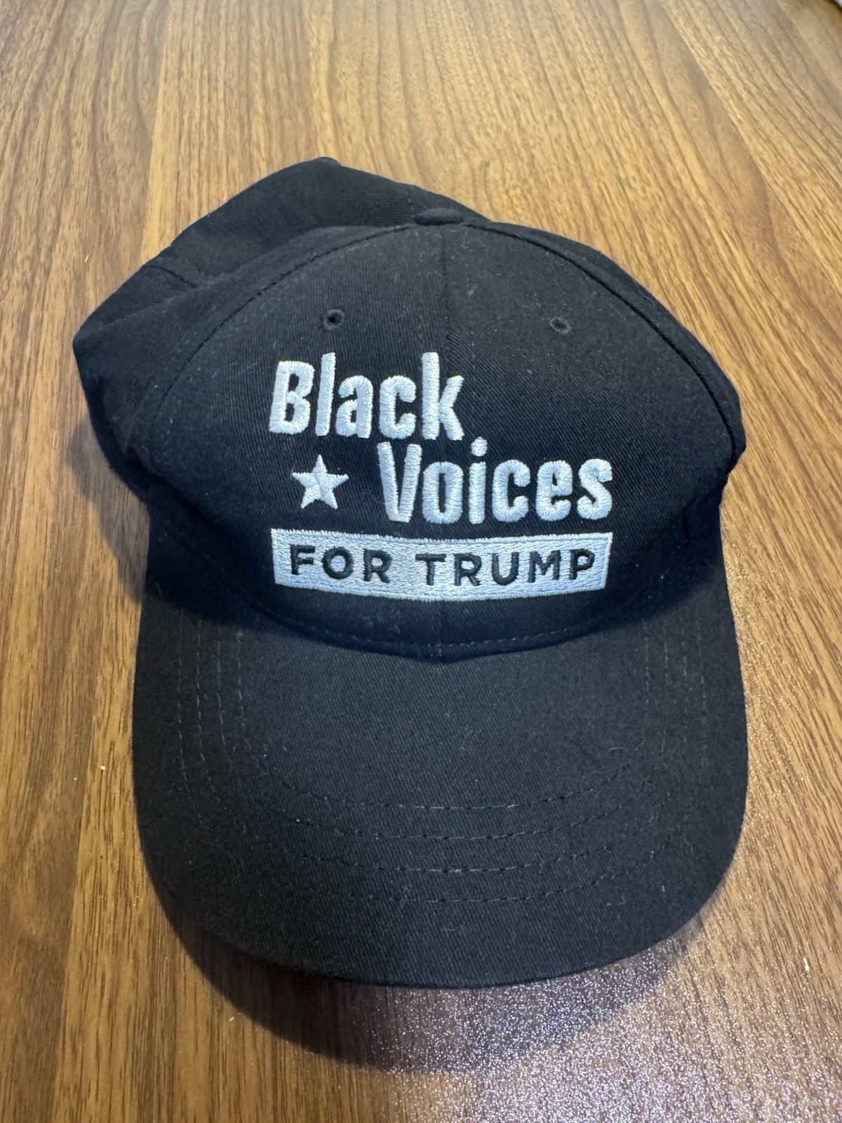 Competition Headwear Cotton Hat Black Voices for Trump MAGA Donald Trump 2020