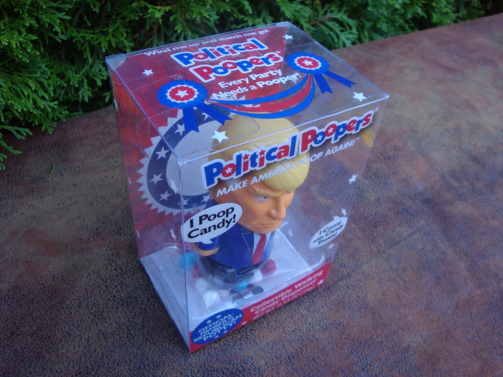 Political Poopers President Trump Collectible Walking Candy Dispenser (2019)