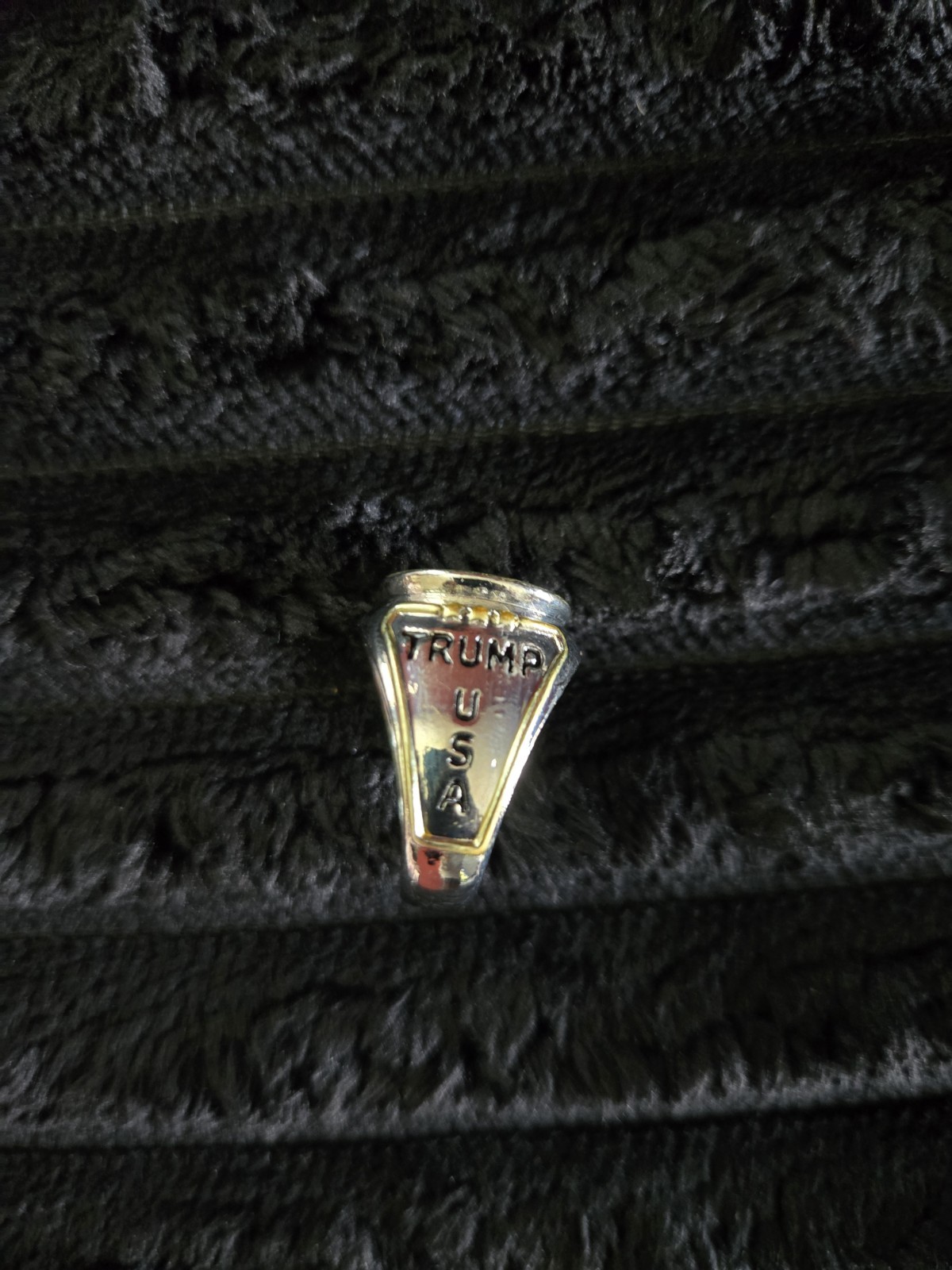 Donald Trump Political Metal Ring USA Size 11
