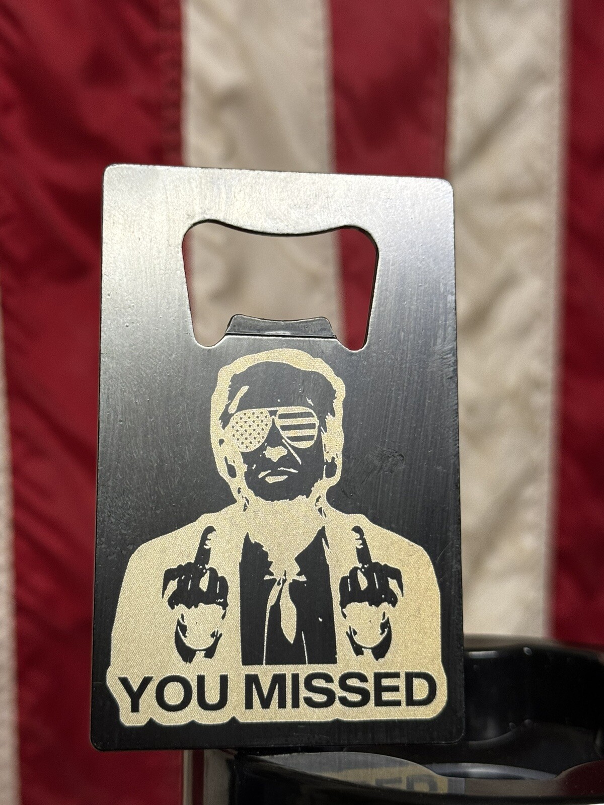 Donald Trump 2024 Stainless Steel Bottle Opener