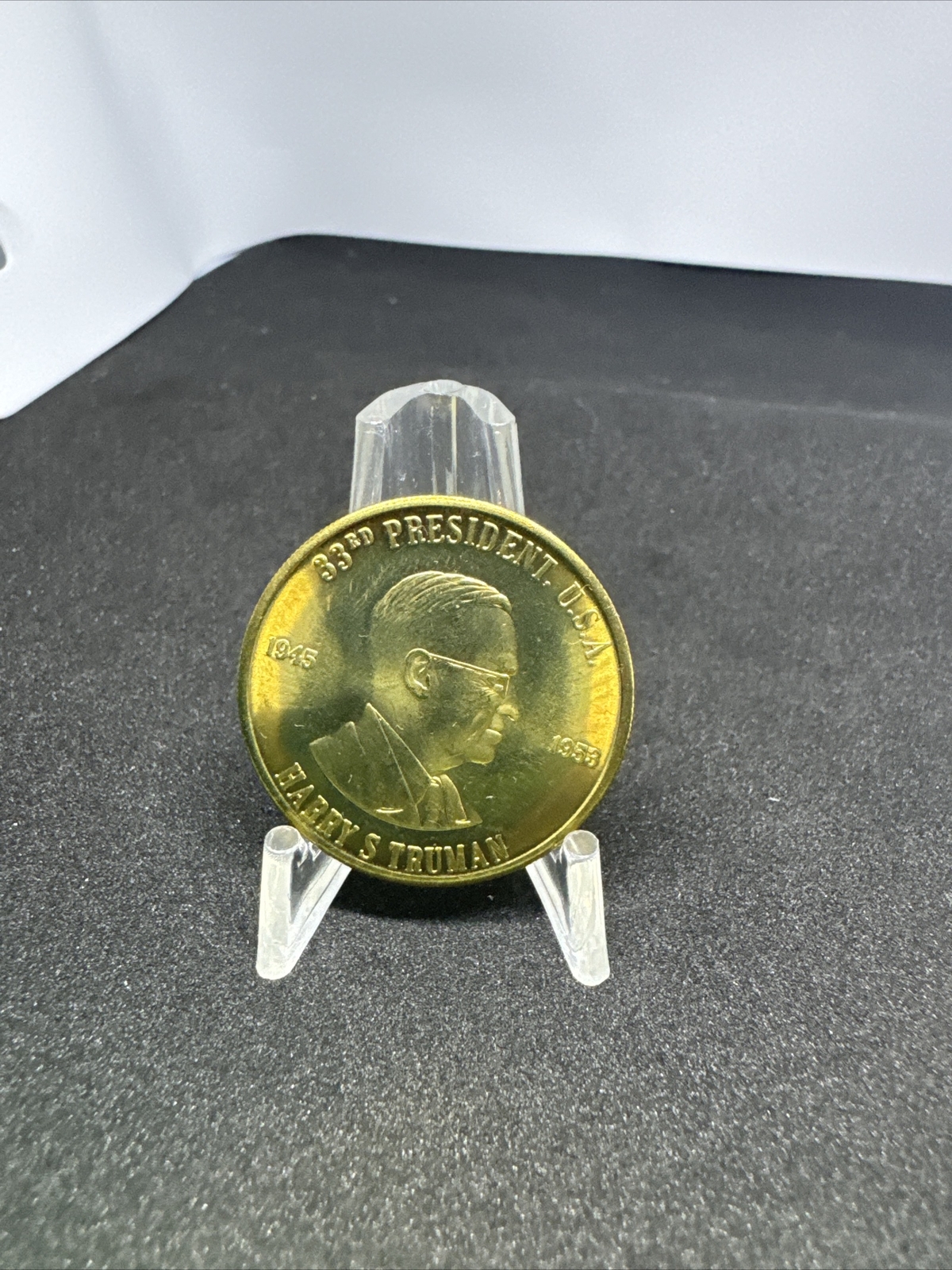 Harry S. Truman Brass President Coin