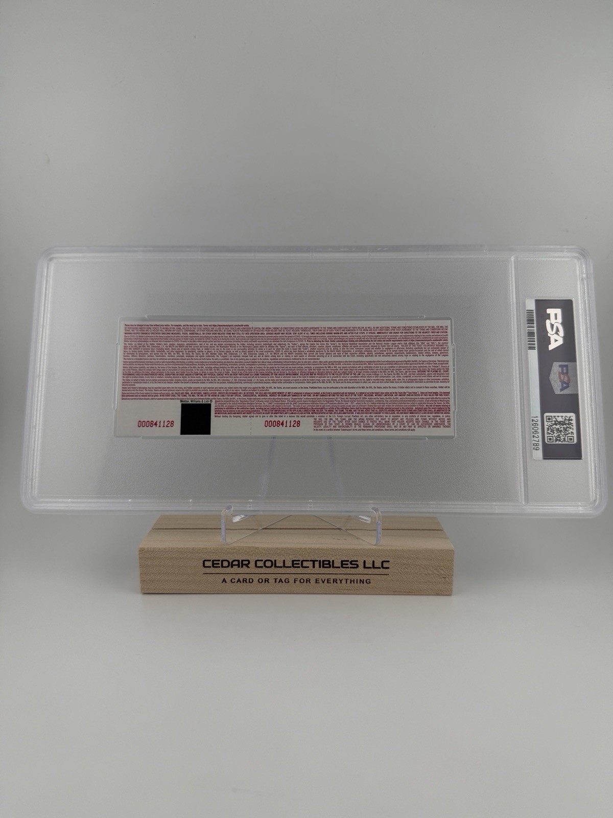PSA 10 – 2025 President Trump Inauguration Ceremony Parade Ticket Capital One #2