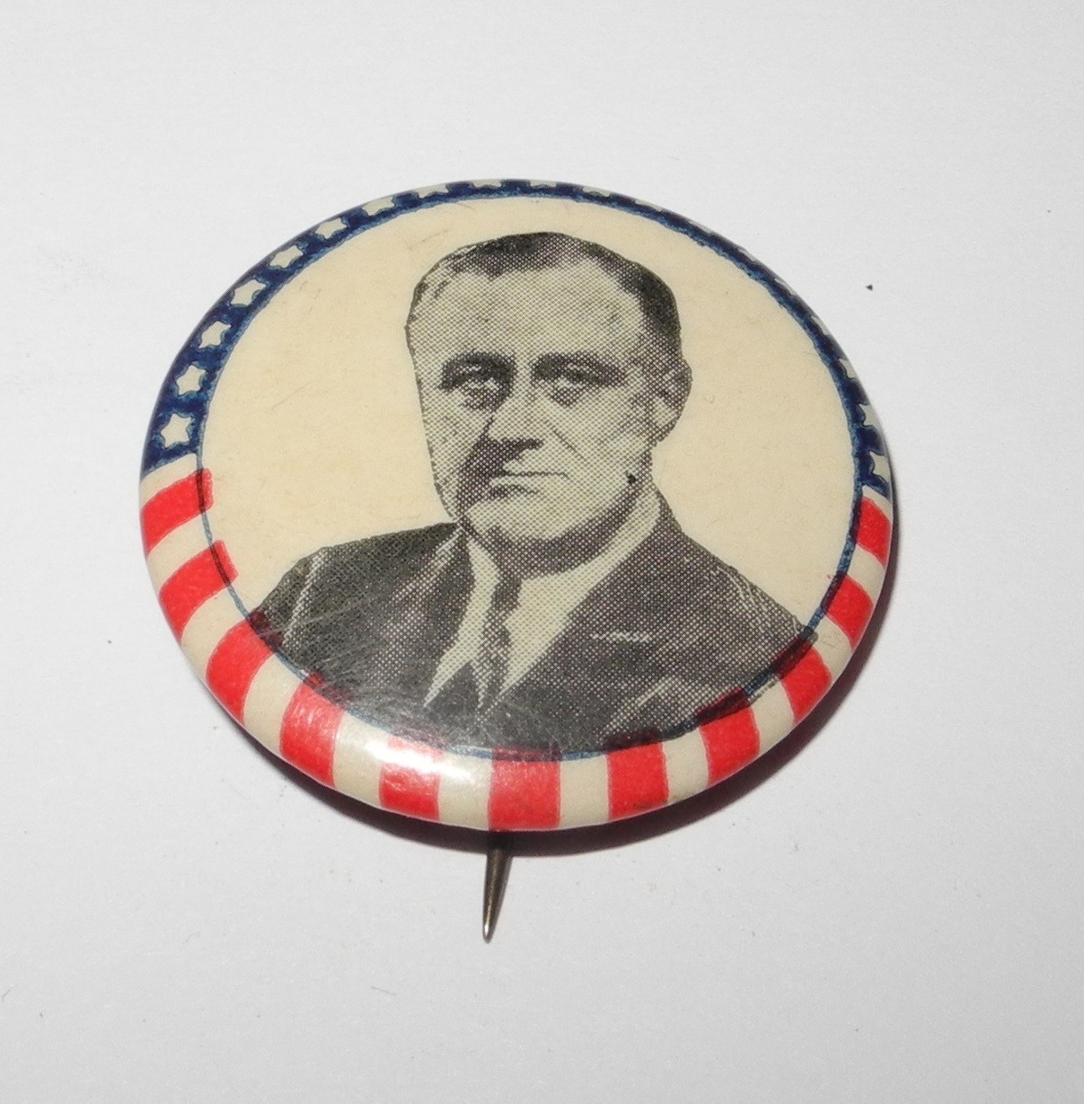 1932 FRANKLIN D ROOSEVELT Political Campaign President Election Button 1.25″ Pin