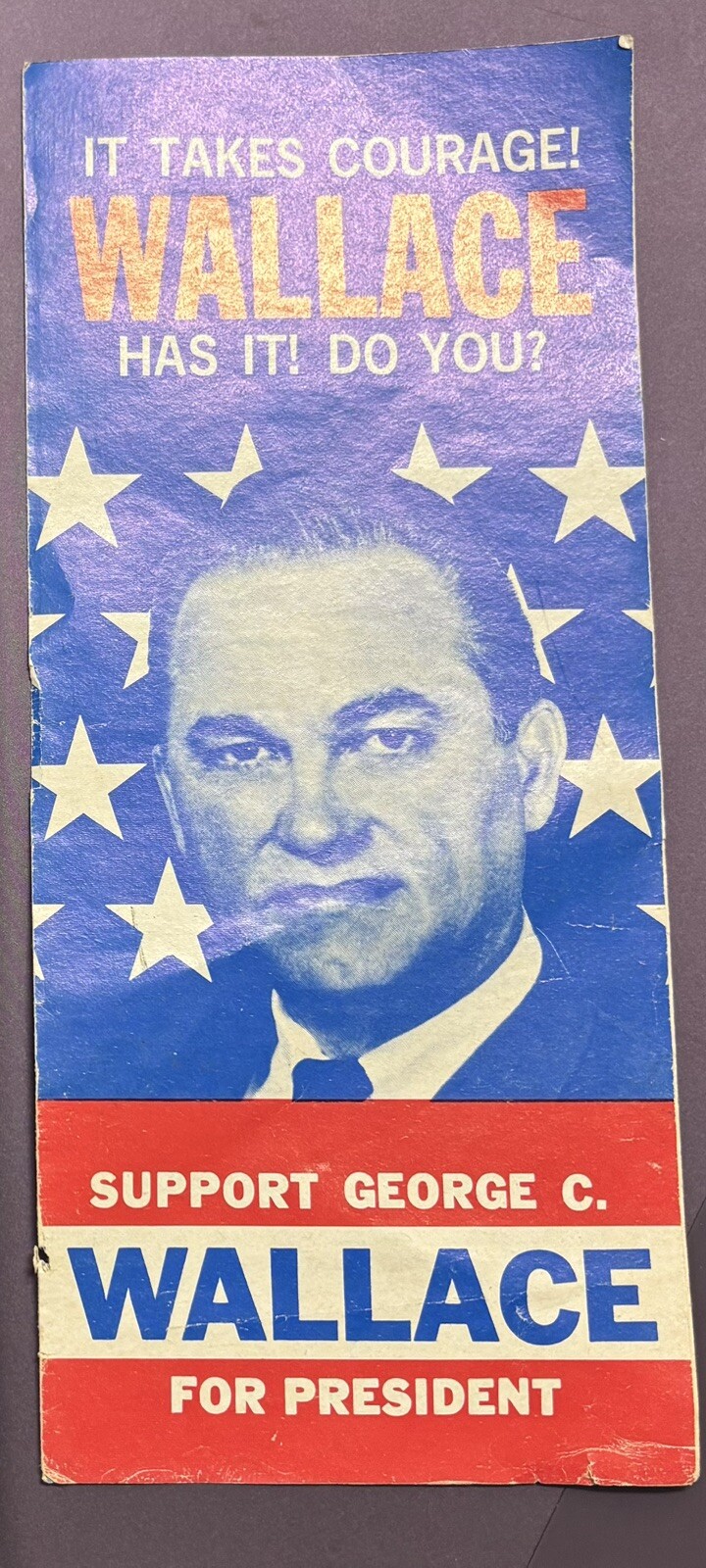 1968 George Wallace Presidential Campaign Brochure