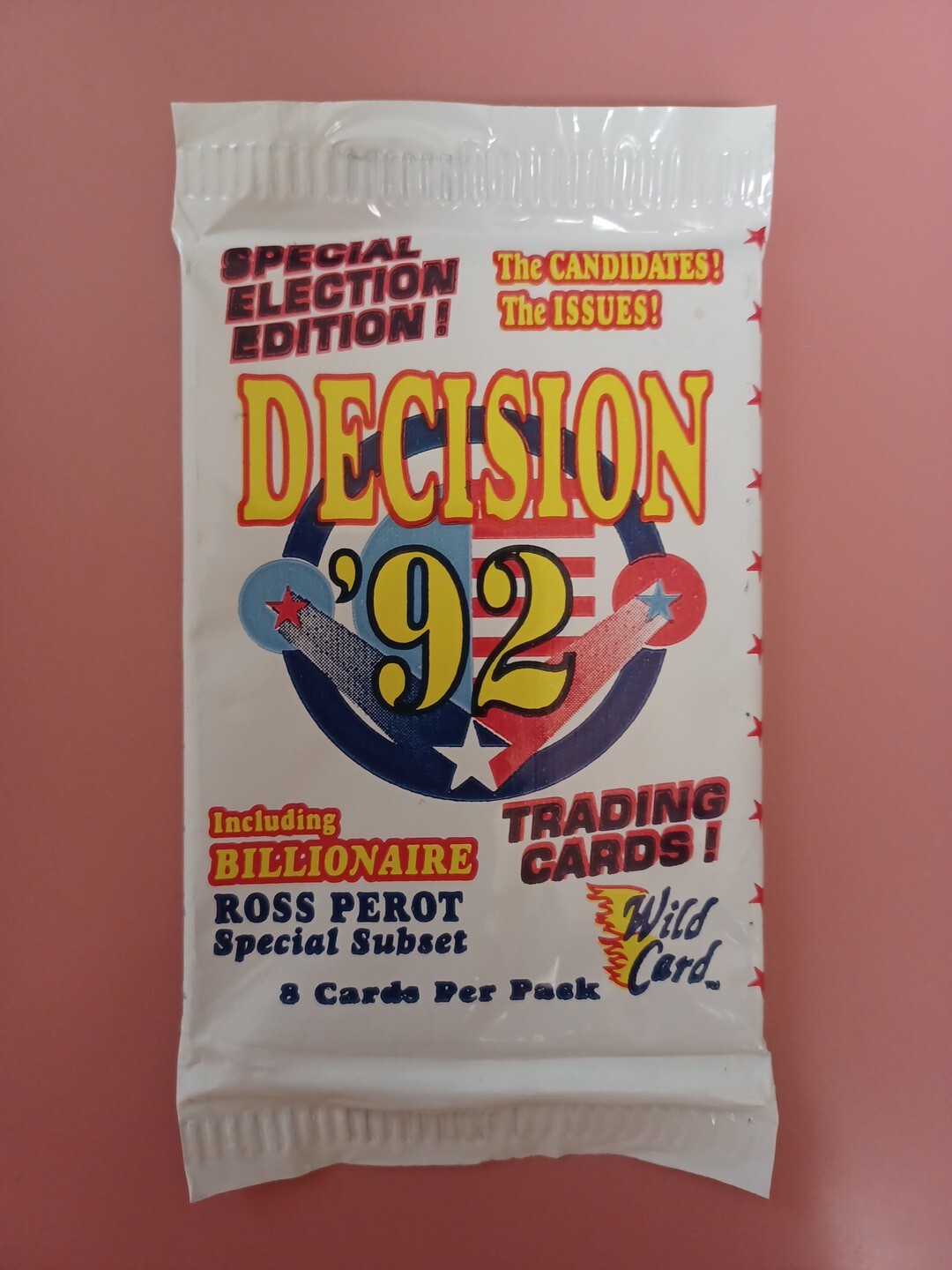 Wild Card Decision ’92 Trading Cards By AAA Sports *8 Cards In Sealed Pack!