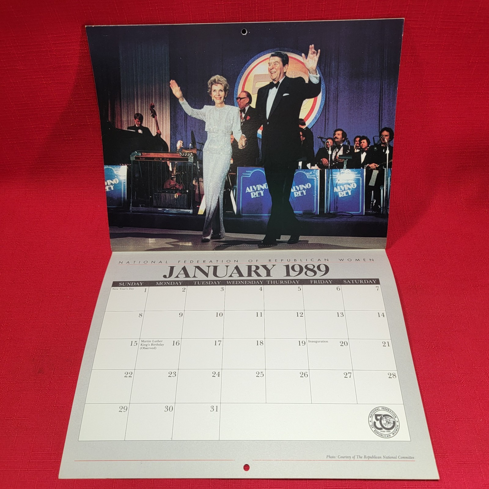 Vintage National Federation of Republican Women Calendar 87-89 50th Anniversary