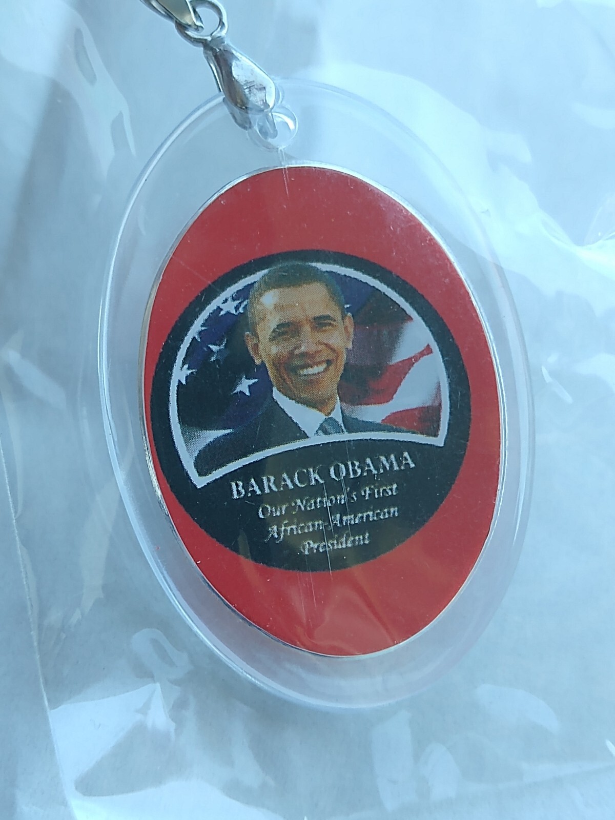 Barack Obama Ball-Chain Style Necklace
