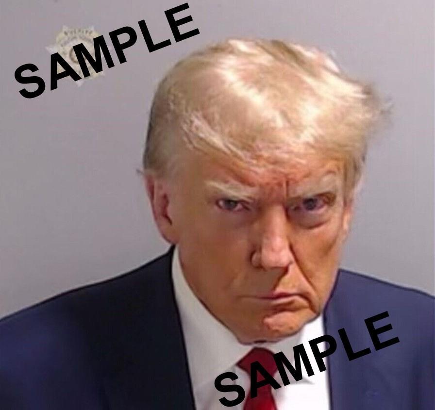 DONALD TRUMP FORMER PRESIDENT OFFICIAL 2023 MUG SHOT 4″ X 6″ SAME DAY SHIPPING