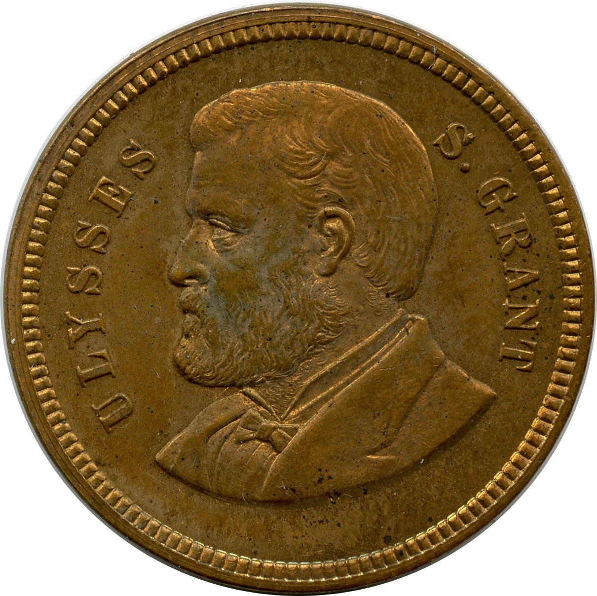 Ulysses S. Grant Political Campaign Philadelphia PA US Mint Parade Medal Token