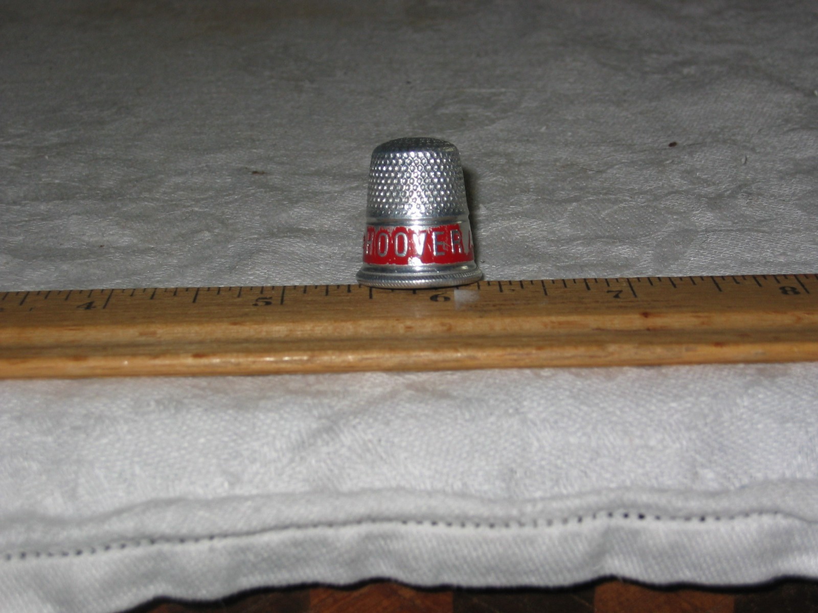 1928 Herbert Hoover & Charles Curtis Presidential Campaign Thimble not Pinback B