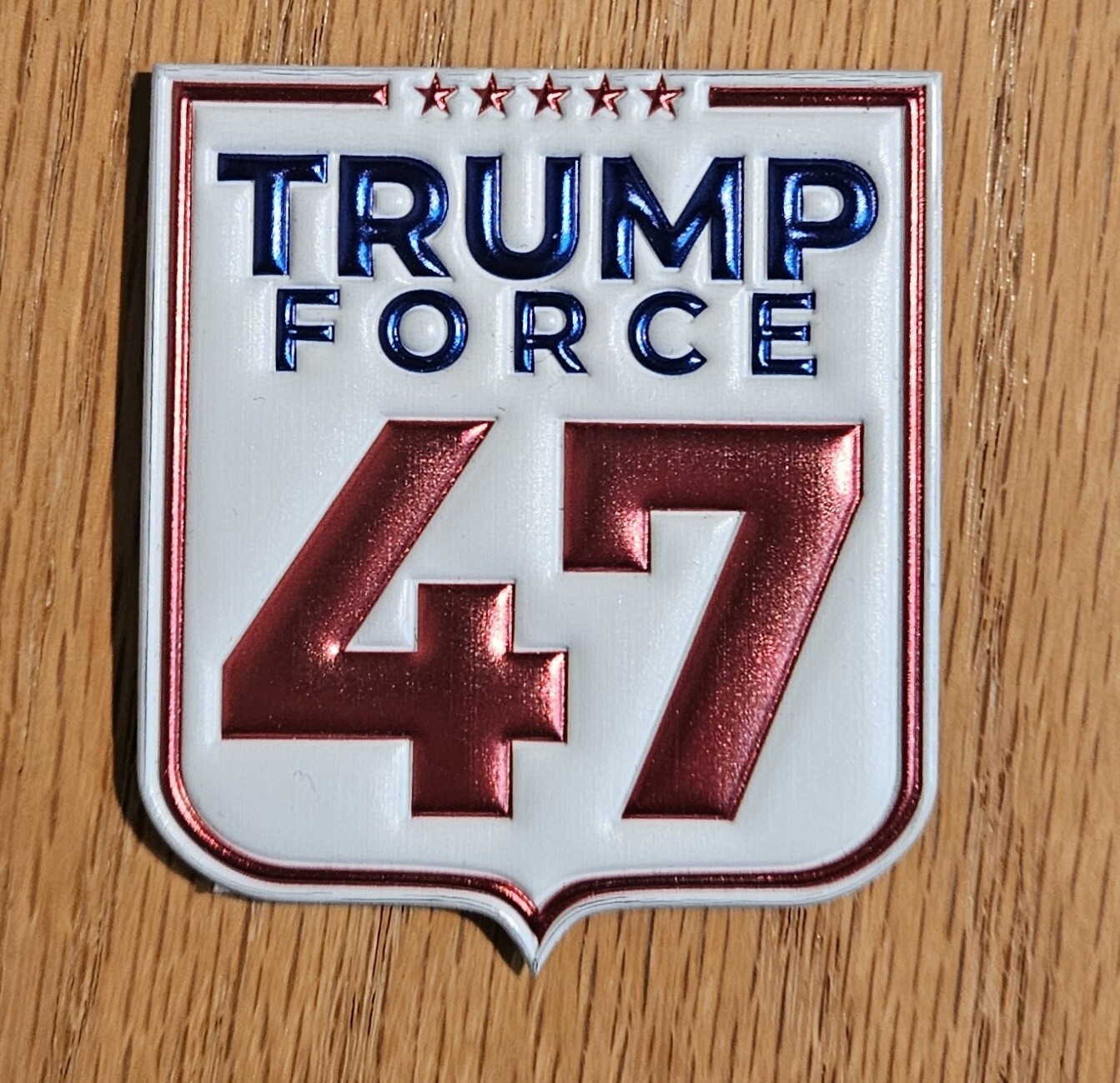 NEW Rare 2024 Trump Force 47 Captain Patch