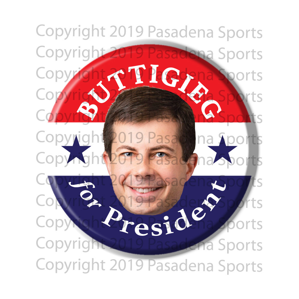 2020 PETE BUTTIGIEG FOR PRESIDENT 2.25″ CAMPAIGN BUTTON pbstar made in AZ USA