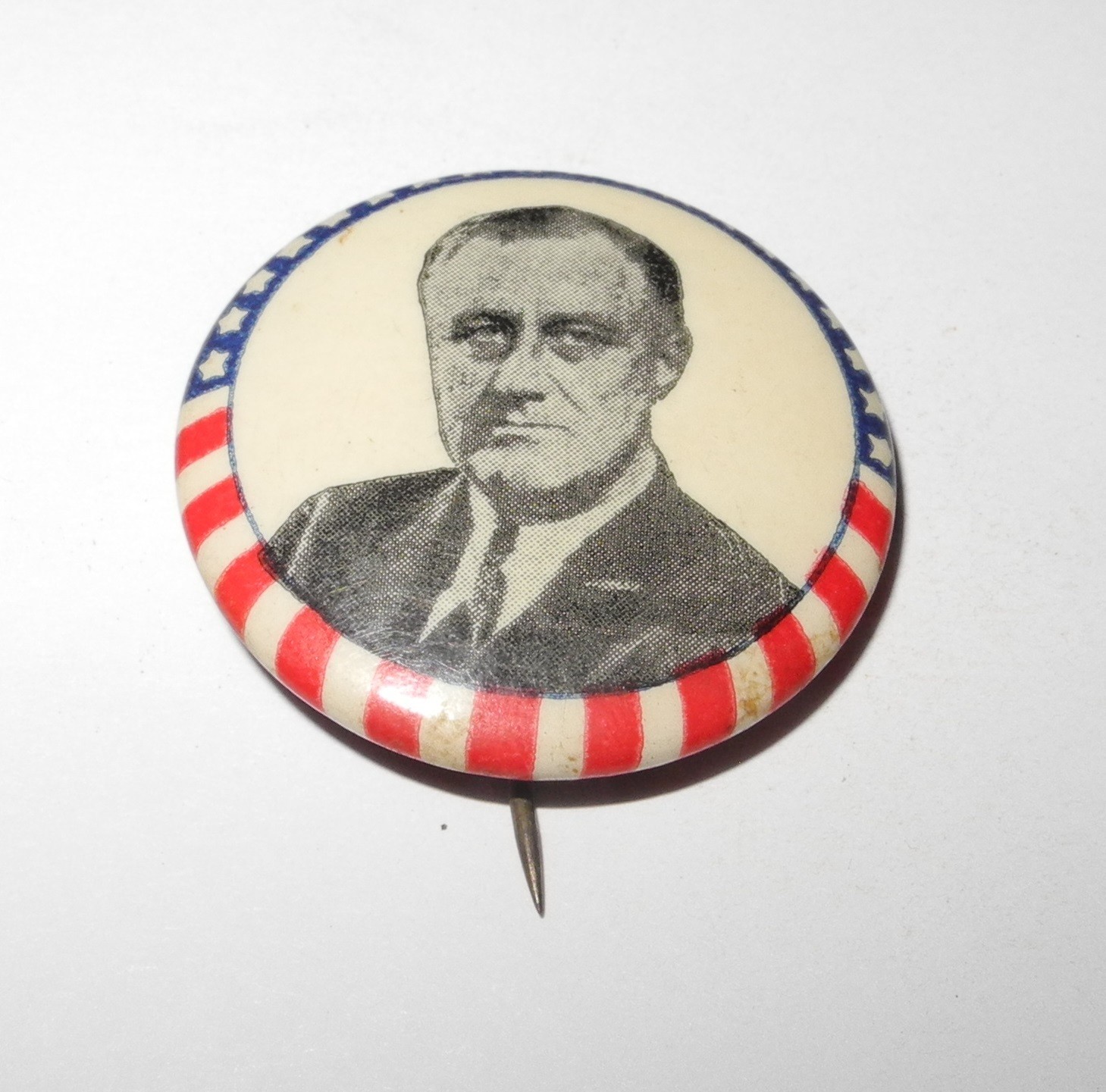 1932 FRANKLIN D ROOSEVELT Political Campaign President Election Button 1.25″ Pin