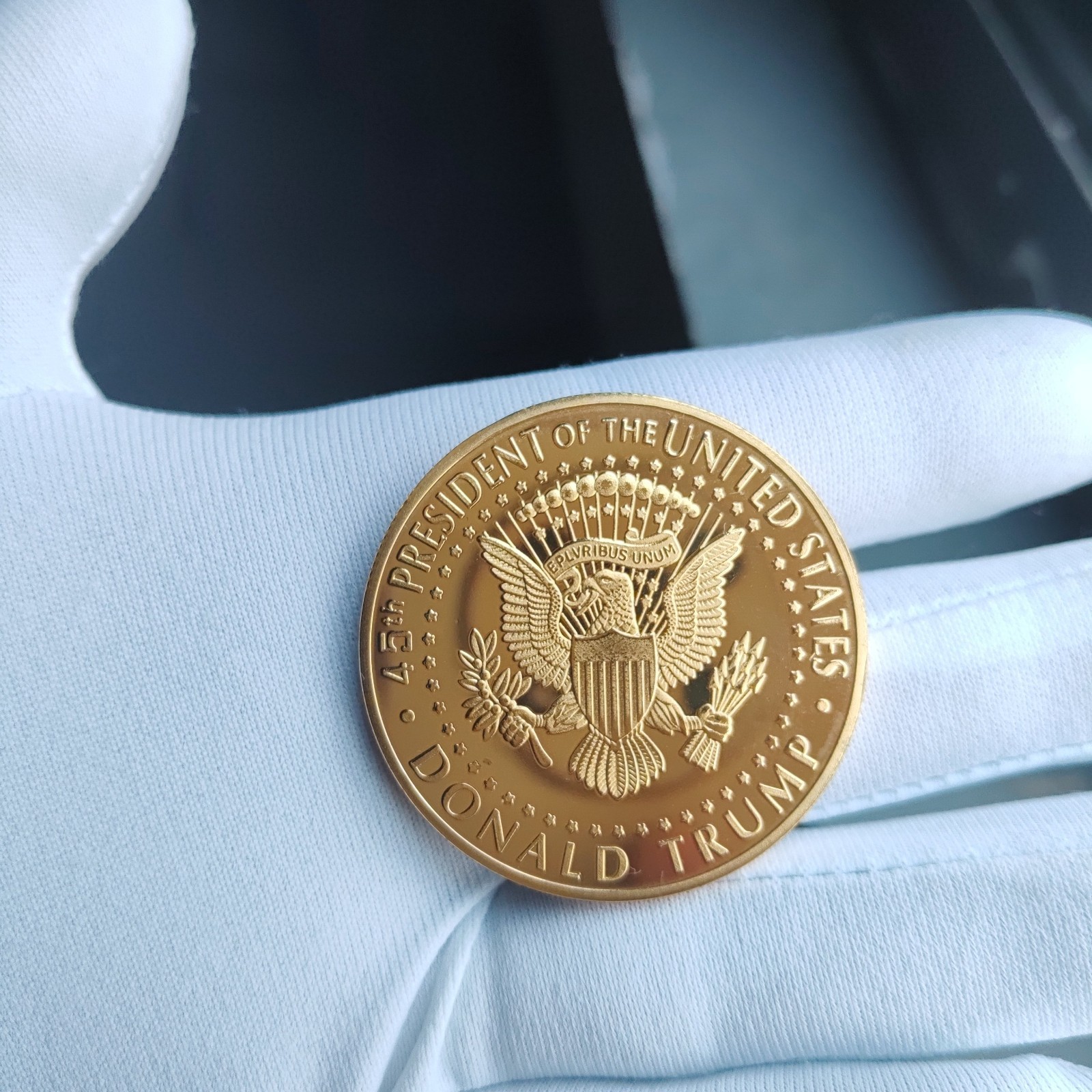 5PCS 2024 President Trump Commemorative Coin Take America Back Metal Coin