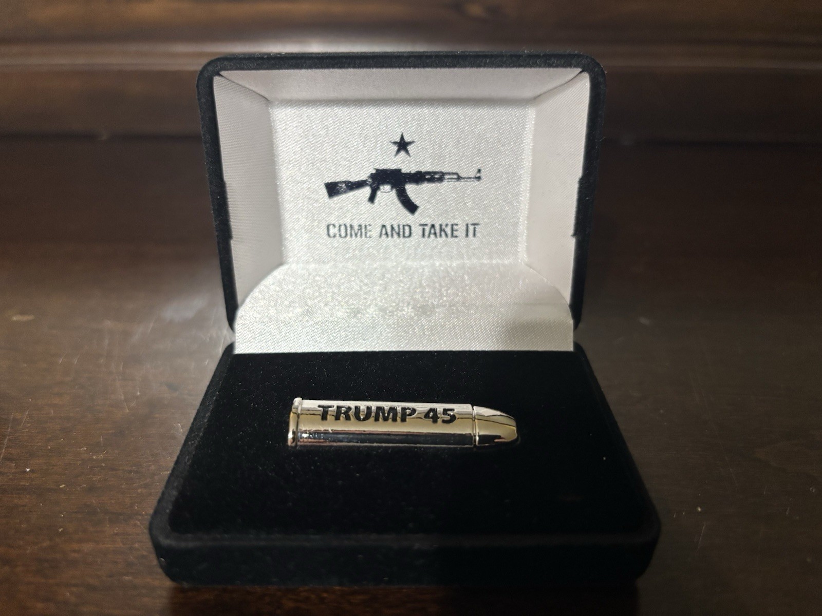 Donald Trump TRUMP 45 Bullet with Display Box “COME AND TAKE IT”