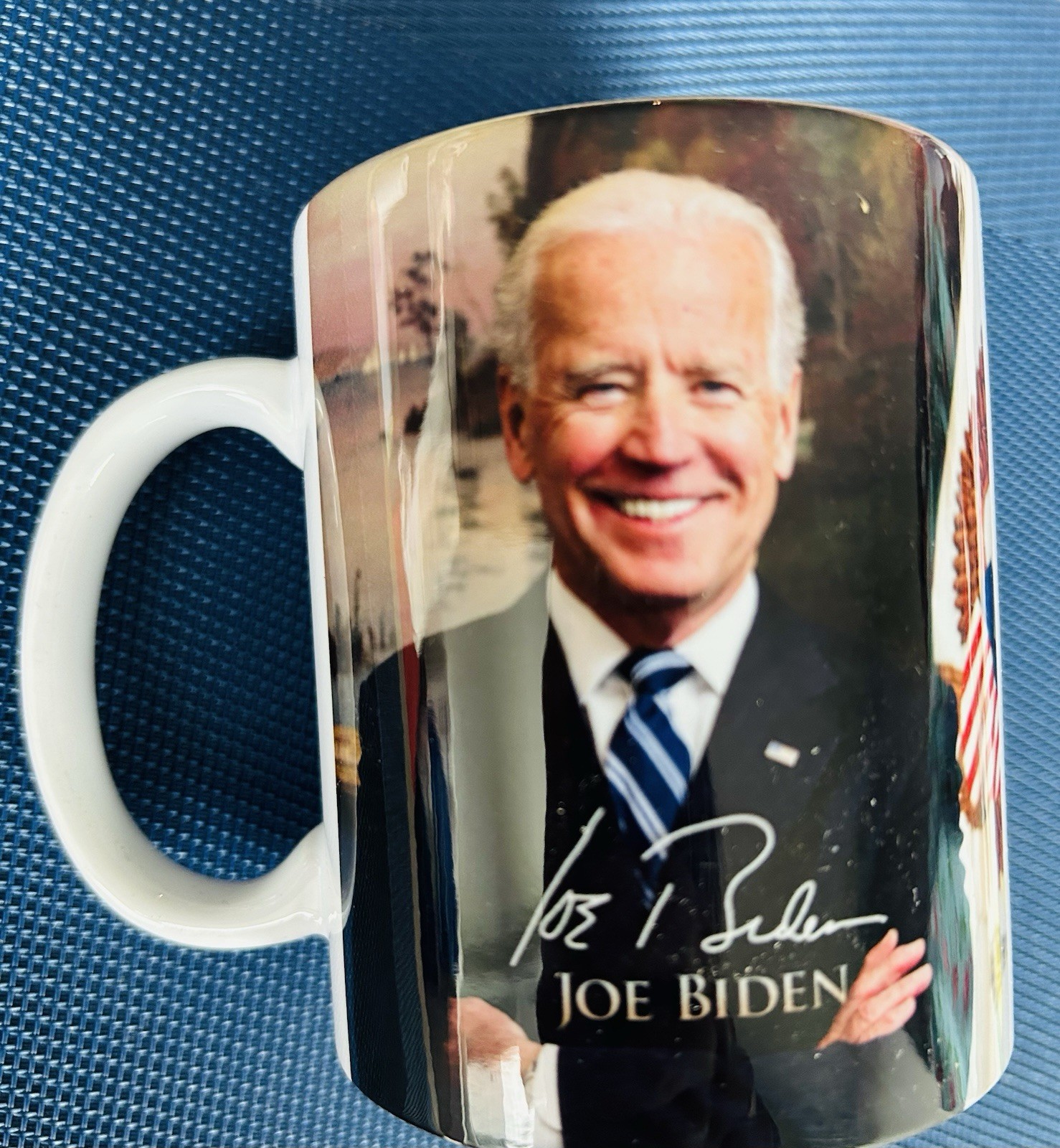 USA 46th President Of US Joe Biden Coffee Cup Tea Mug Double images Portrait