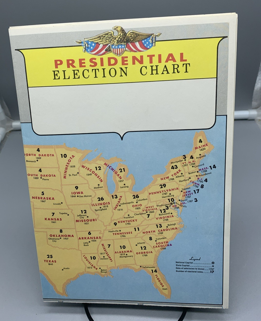 1968 Hammond Presidential Election Chart