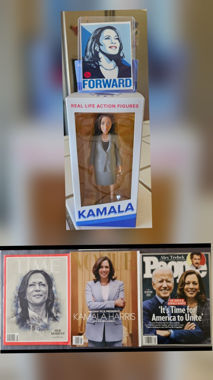 KAMALA HARRIS MADAM VICE PRESIDENT MAGAZINE AND COLLECTABLE LOT