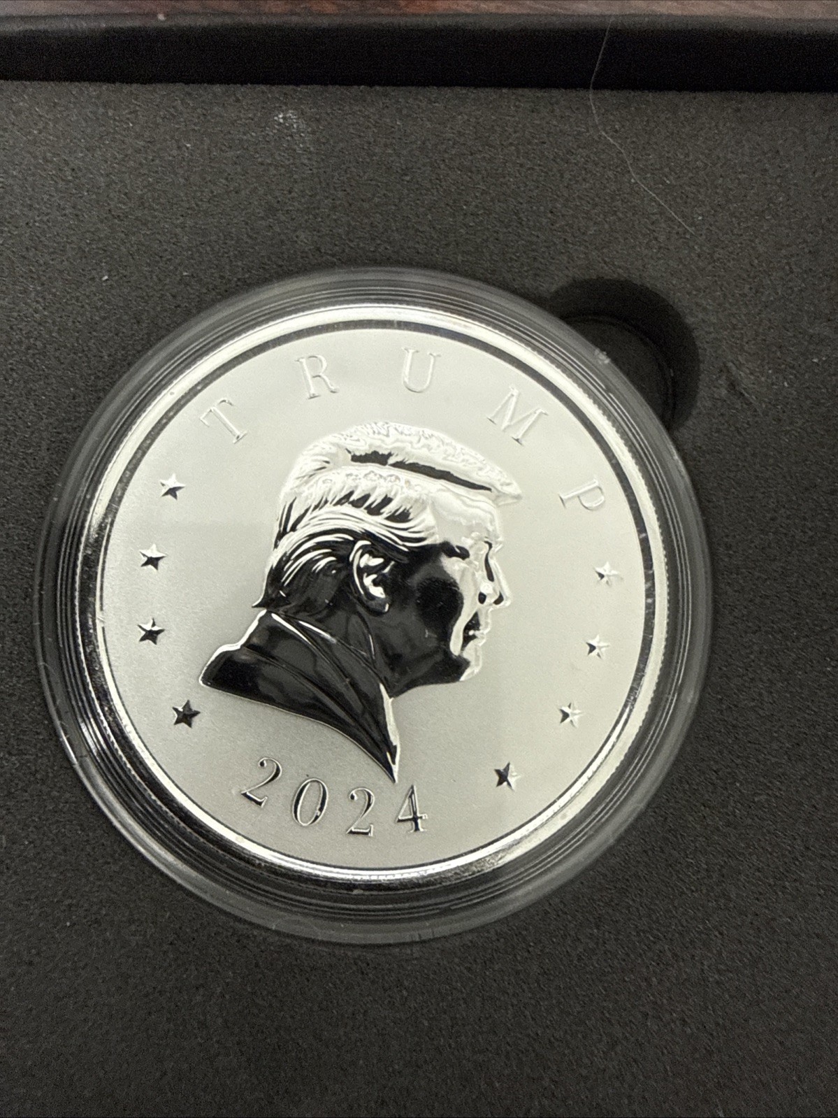 President Donald Trump 2024 Silver Dollar .999