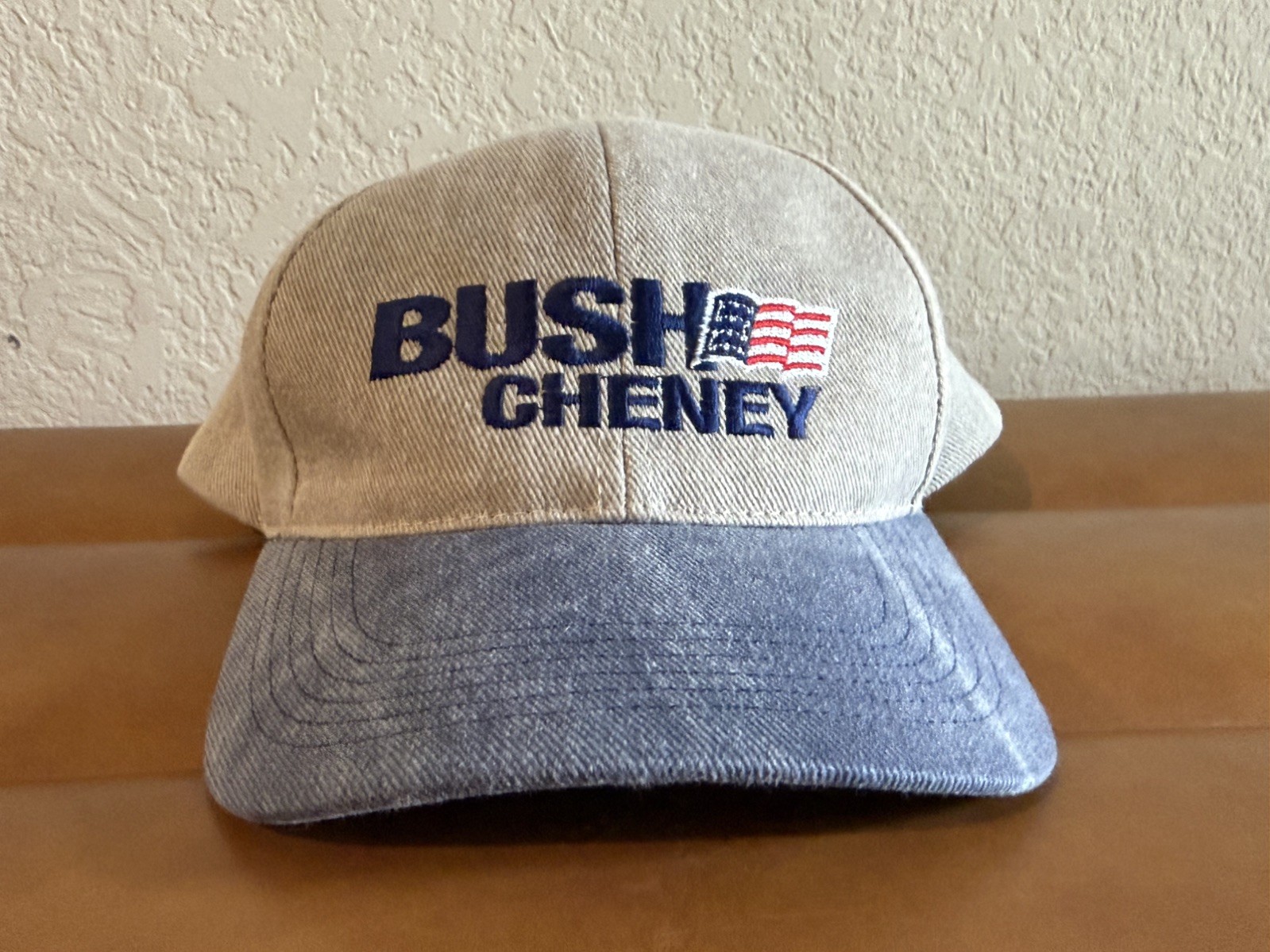 Vintage 2004 Presidential Election Bush Cheney Spalding Baseball Hat Cap Rare