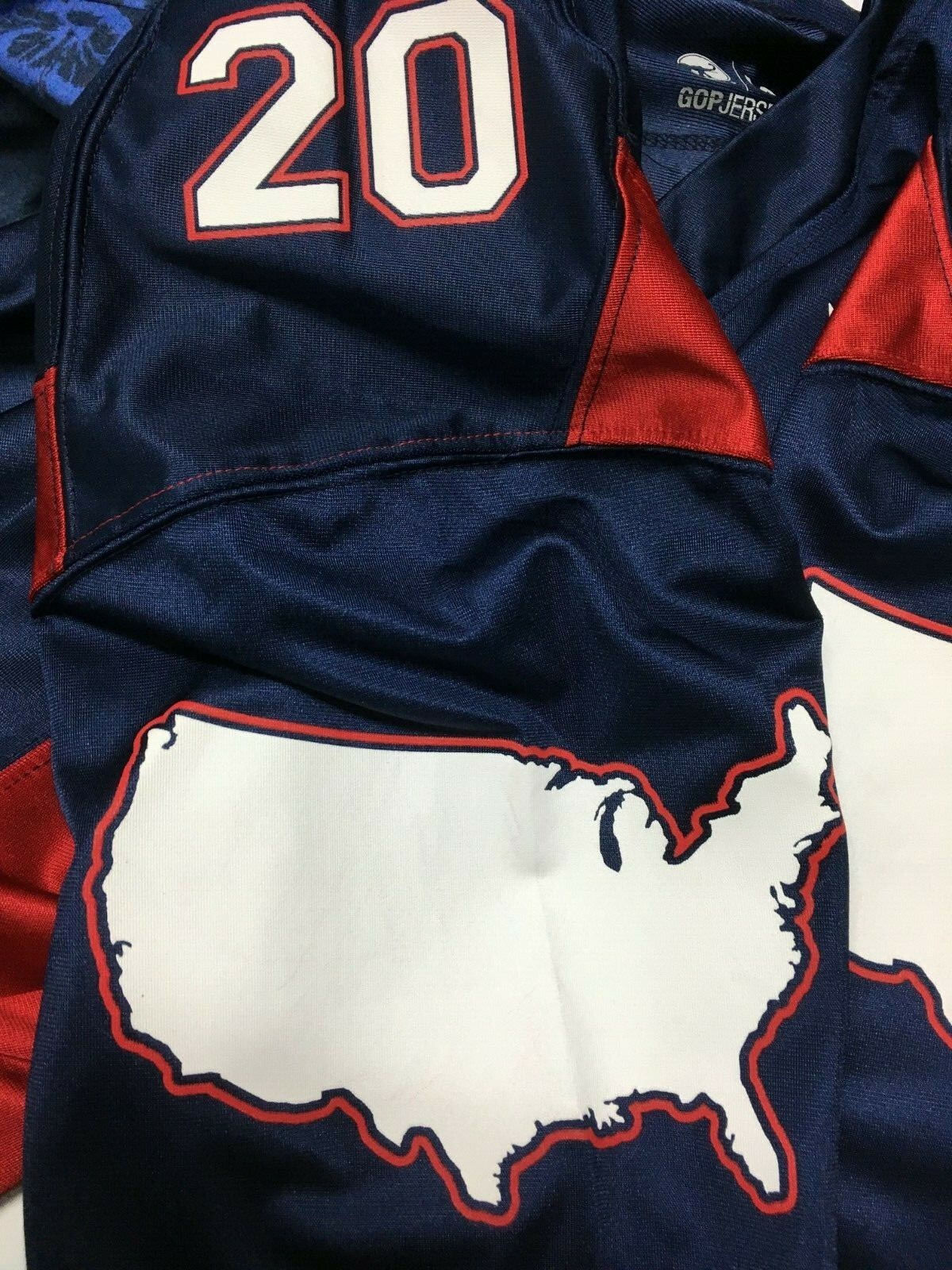 MARCO RUBIO 45 Navy Blue Election 2016 Florida Senator GOP Football Jersey L