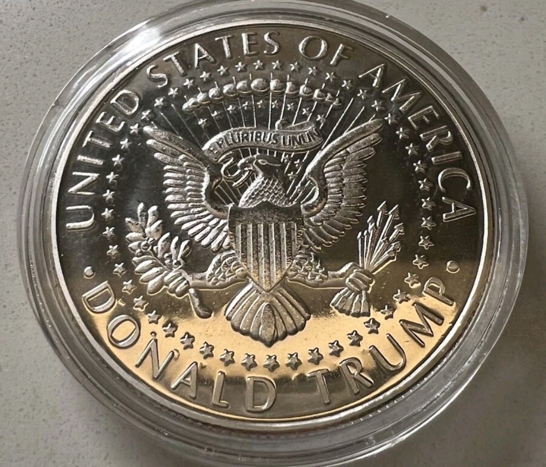 Trump Silver Plated Coin-MAGA