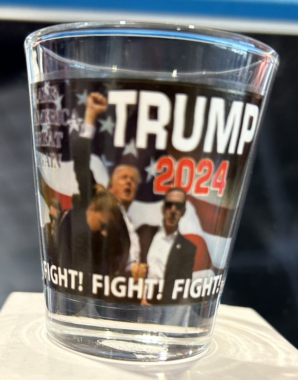 4pc 🇺🇸 the 45-47th President FIGHTFIGHTFIGHT – Shot Glass