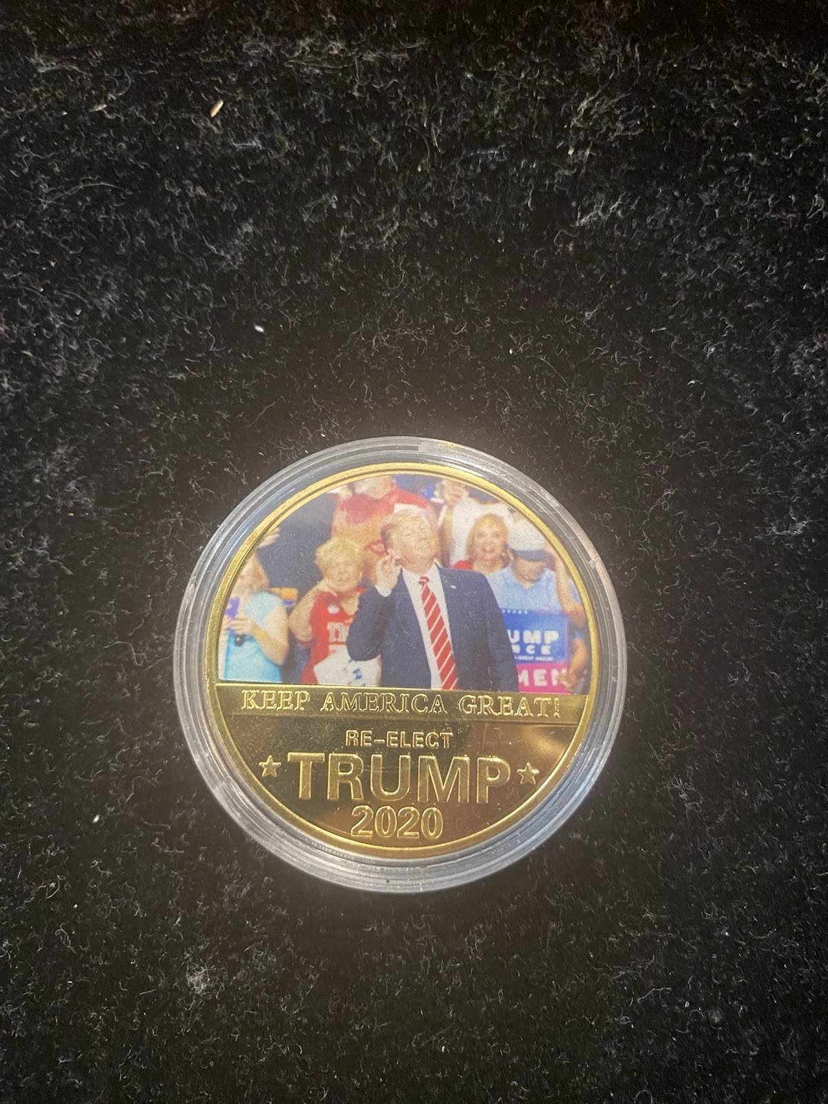 Lot Of 5 Keep America Great 2020 Donald Trump Gold Plated Re-elect Coin