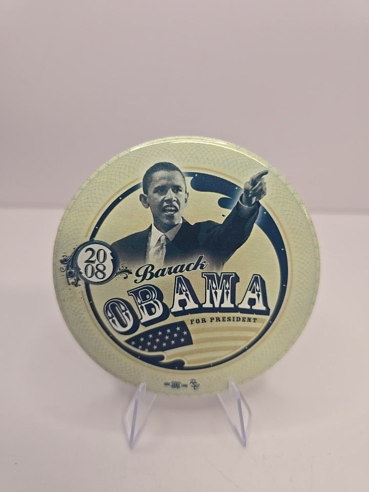 2008 Barack Obama 3″ / “Early” Presidential Campaign Button (Pin07)