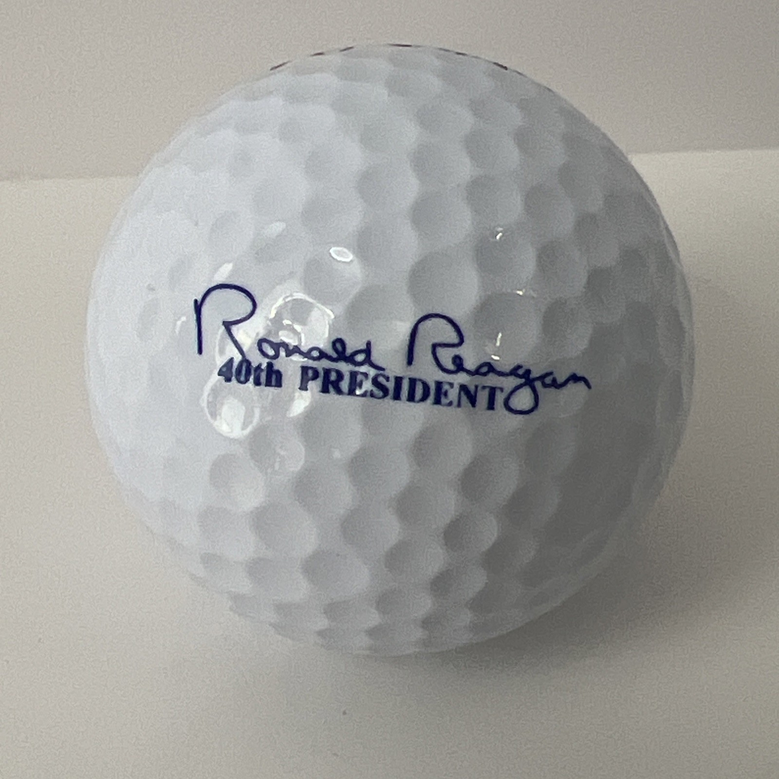 Ronald Reagan 40th President GOP Elephant Spalding Golf Ball Vintage
