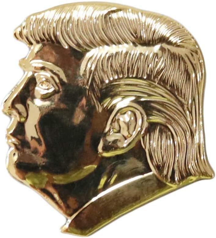 President Donald Trump Pin, Gold Plated Lapel Pins, 1.2″ x 1.2″, US DEPO