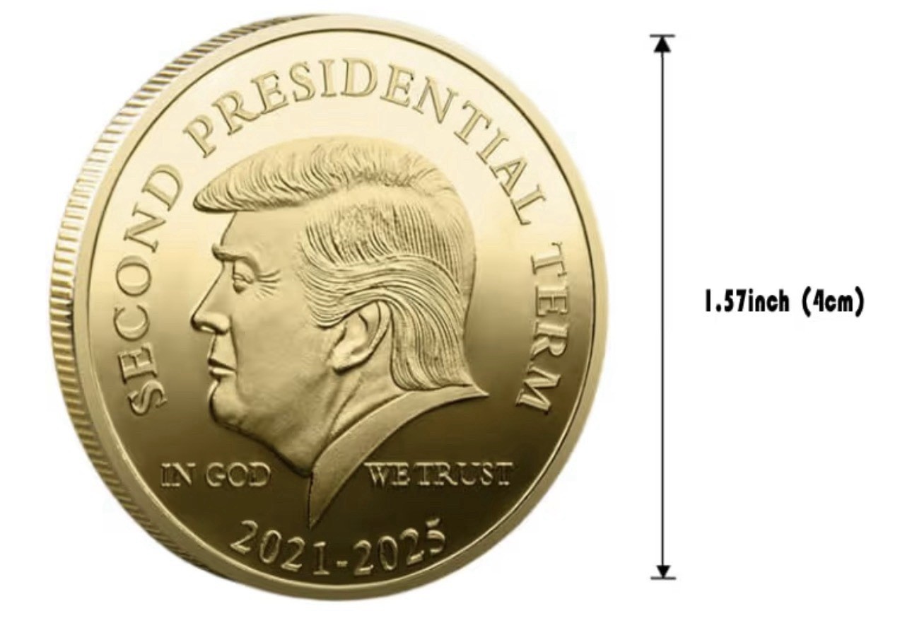 MAGA Set of 6 Commemorative Trump Coins — Second Term 2025-2029 President