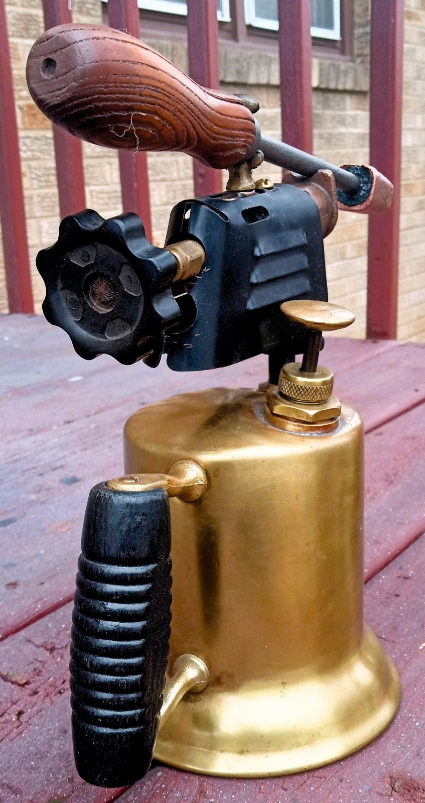 Donald Trump Supporter, Restored Vintage “Champion” Solid Brass Blow Torch