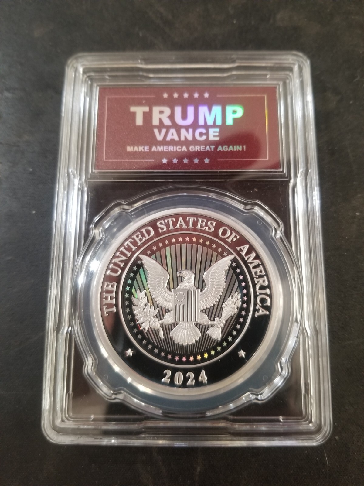 USA 2024 Trump and Vance – 47th Presidential Campaign Commemorative Medal