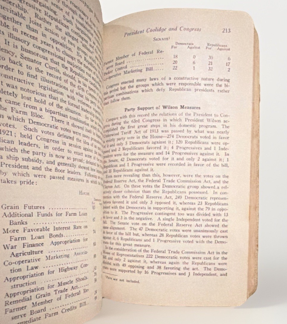 Franklin D. Roosevelt The Campaign Book of the Democratic Party 1928, First Ed.
