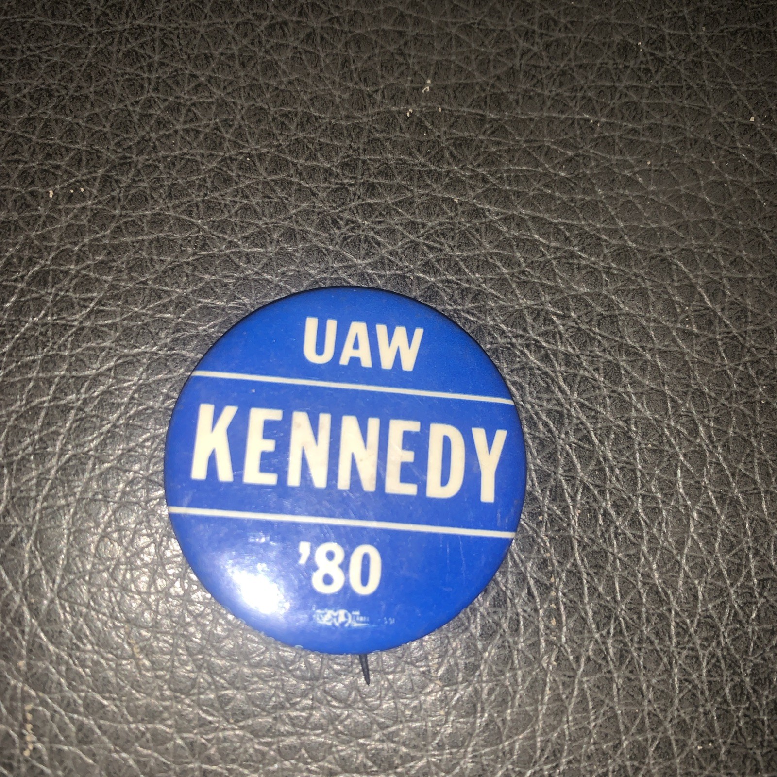 UAW 1980 Kennedy Political Campaign Pinback Button
