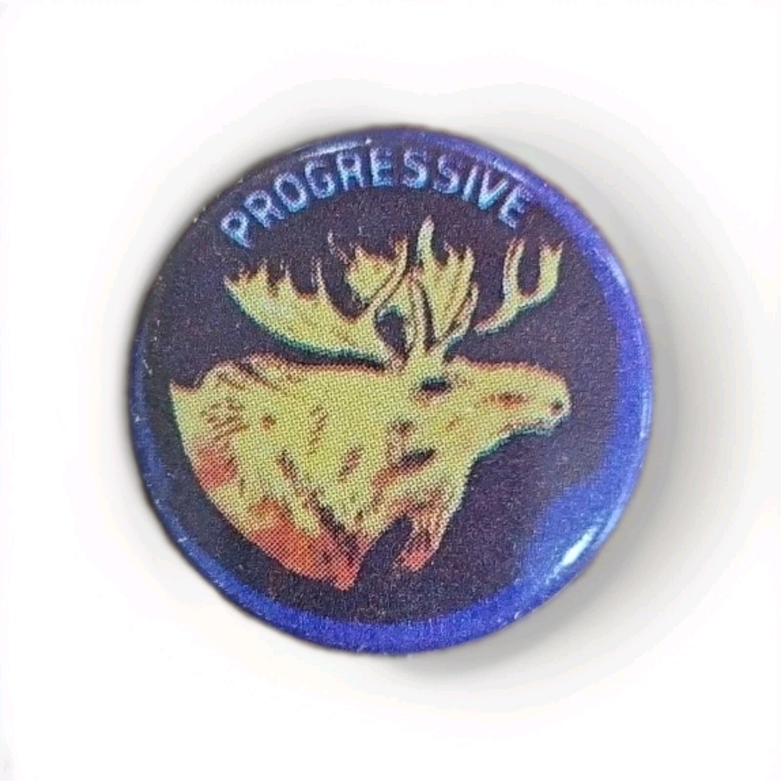 Teddy Roosevelt Presidential Campaign Button Pin Moose 7/8 Reproduction Politics