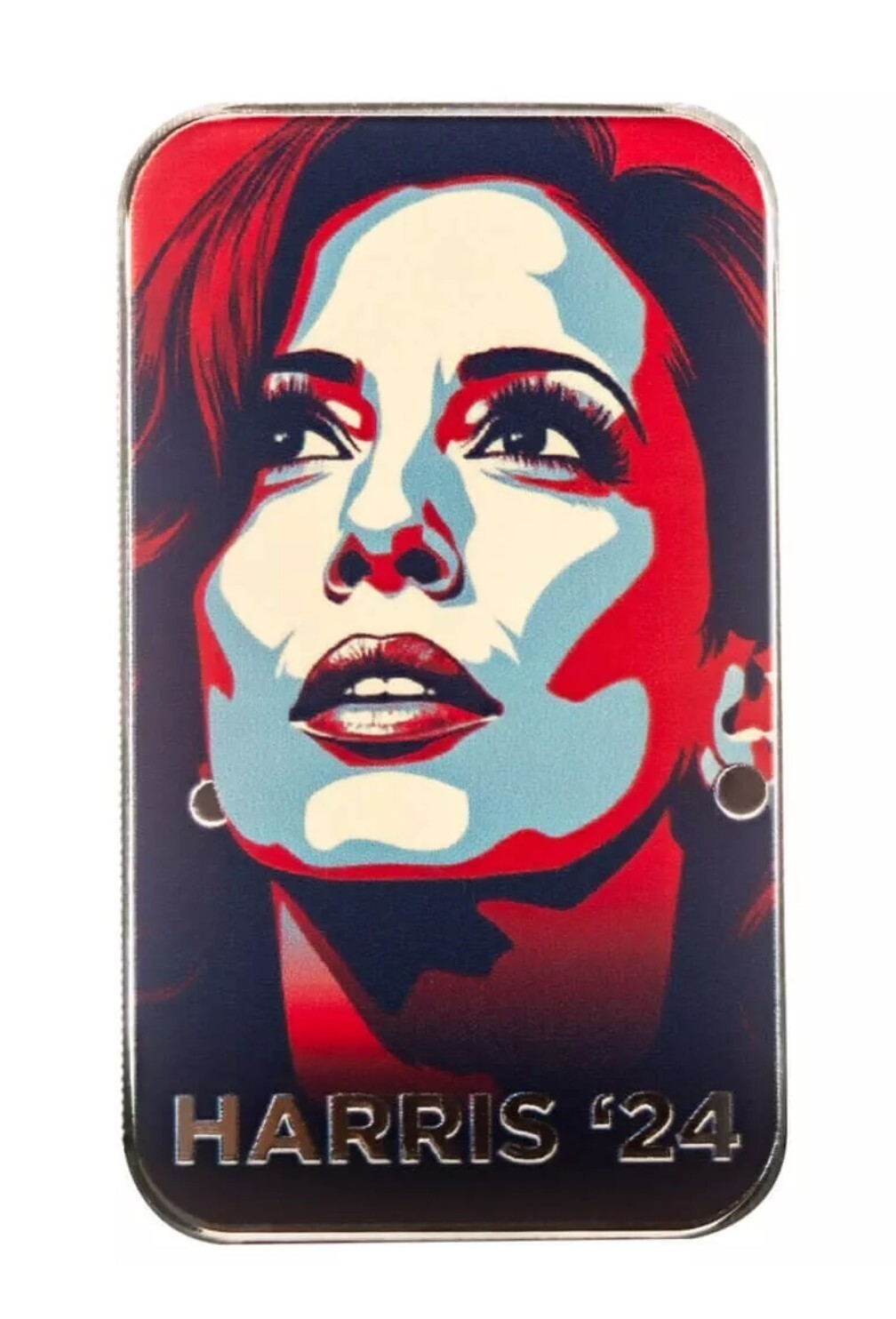 2024 Presidential Campaign – Kamala Harris1 oz Silver Color Bar (Available NOW)