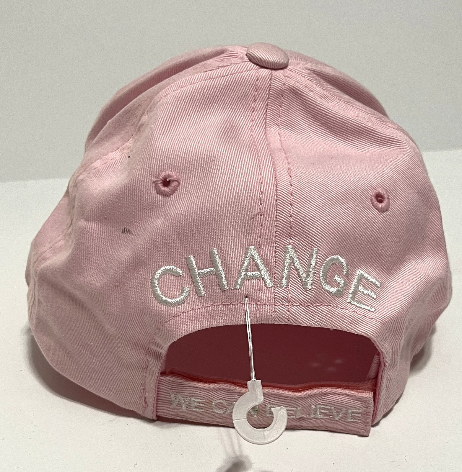 Obama ’08 Pink Presidential Campaign Hat Cap Change We Can Believe Vietnam
