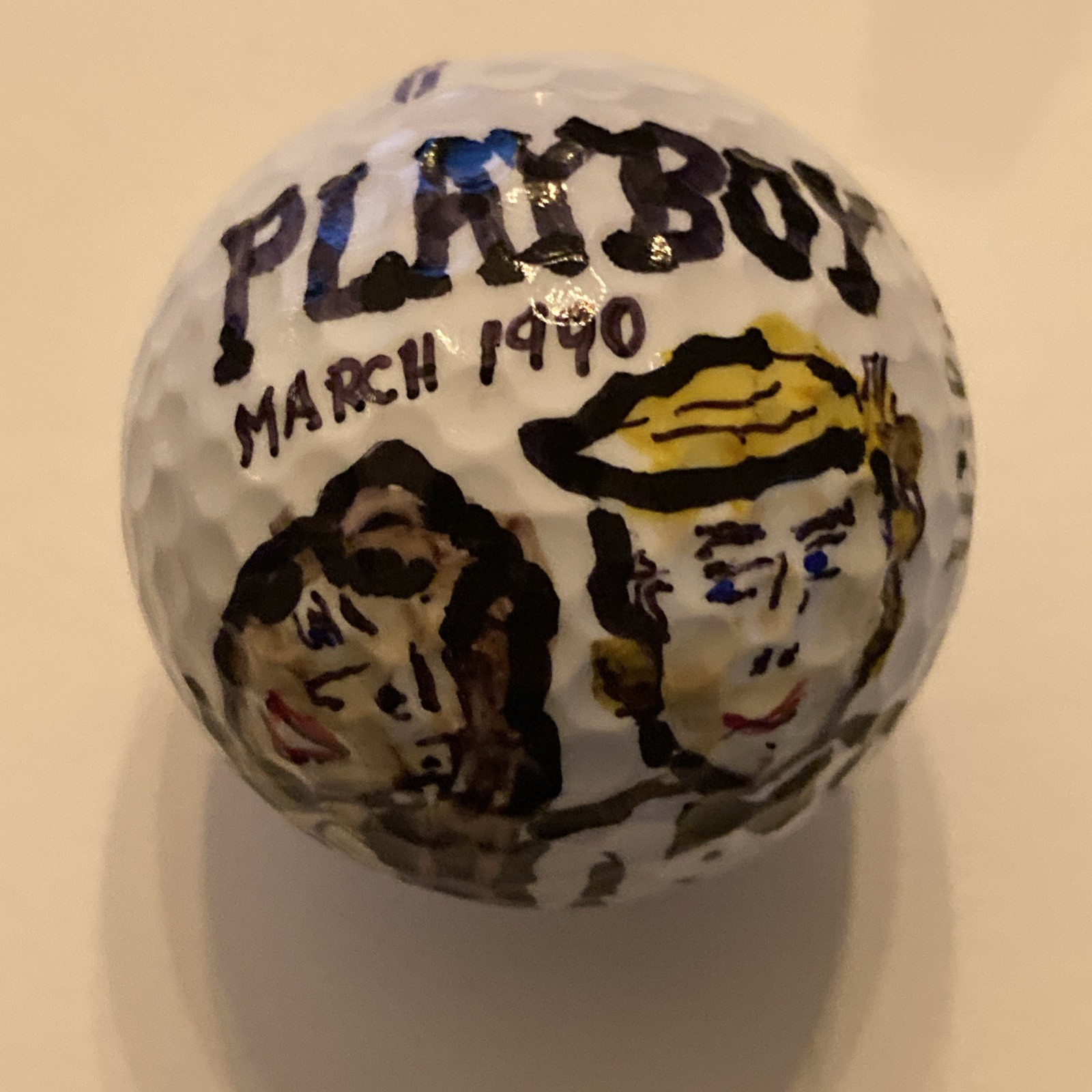 Goofyart Donald Trump One Of A Kind Playboy celebrity abstract art by artist RAC