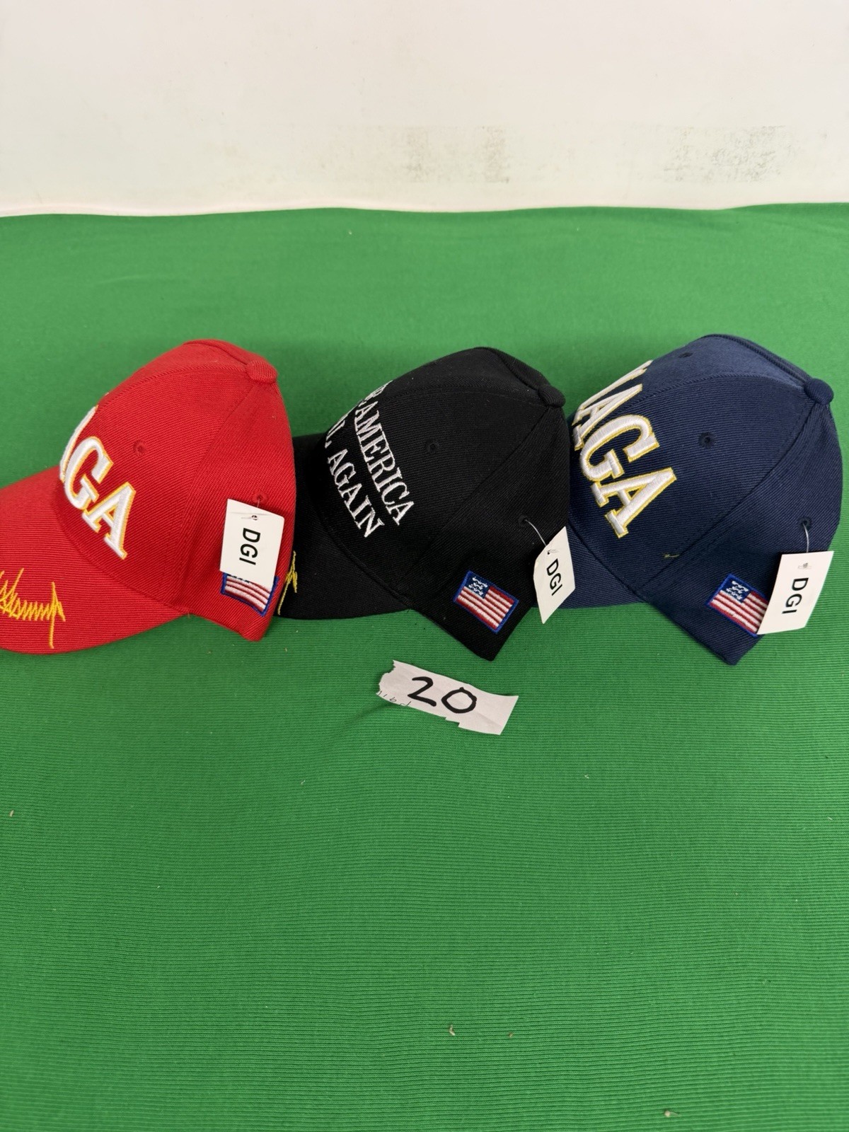 Three MAGA Caps Official Donald Trump Califame Cap Limited Edition “ NEW”